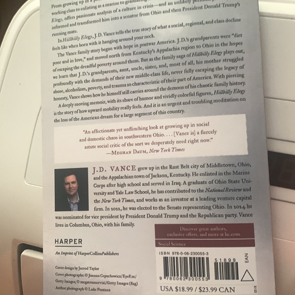 J.D Vance Hillbilly Elegy and L is for Lollygag Quirky Words for a Clever Tounge - Picture 4 of 6